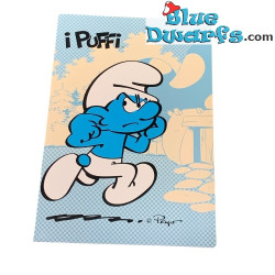 Bloc-notes - Schtroumpf grognon - Italien - 80 pages - 29,5x20,5 cm