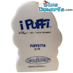 Smurfin (Nr.2/14)- Gummetje / Megagum van de Smurfen - 9 cm - XL size
