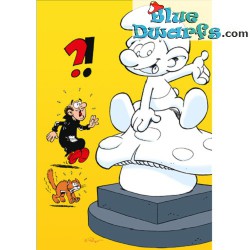 Carte postale: Smurf Shop statue (15 x 10,5 cm)