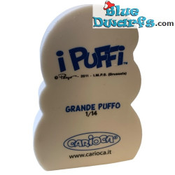 Papa pitufo (Nº 1/14) - Borrador / Mega Borrador de los Pitufos - 9 cm - Tamaño XL