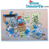 Puffi con scatola da fumetti - Collezione classica Pixi - Figura in metallo - Pixi Origin - 2024