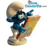 Los Pitufos con caja de cómic - Colección clásica Pixi - Figura de metal - Pixi Origin - 2024