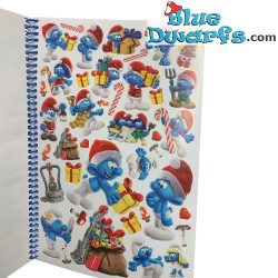 Libro da colorare dei Puffi - 6 pagine di adesivi + 23 pagine da colorare - 26x17cm