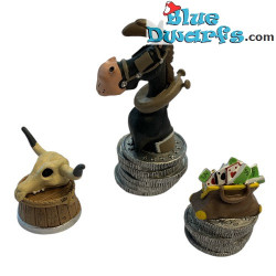 Accessori Lucky Luke - Testa di cavallo, Scheletro e Portafoglio +/- 5cm