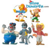 Sandokan tekenfilm -  Speelset - 5 speelfiguurtjes - BRB - 1992