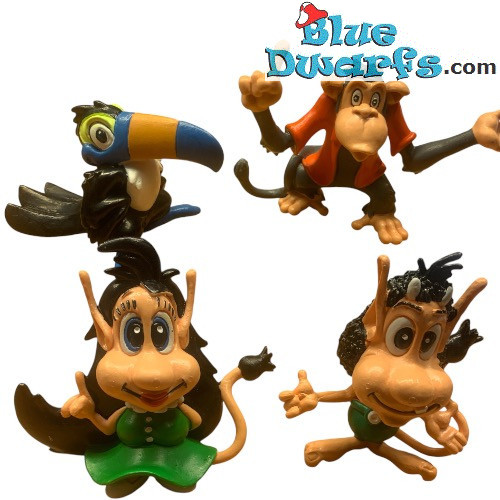 Hugo e Hugoline (Il Troll Hugo) - Set da gioco Troll - Maia + Borges - 9 cm