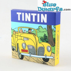 Tintin coasters - car collection - 8 pieces - 10x10cm