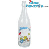 Glass bottle / Water bottle - The underwater world with the Smurfs - 1 liter