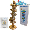 The Column of the Smurfs - XXL - Gold - Resin figurine - Plastoy - 37cm
