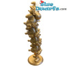 The Column of the Smurfs - XXL - Gold - Resin figurine - Plastoy - 37cm