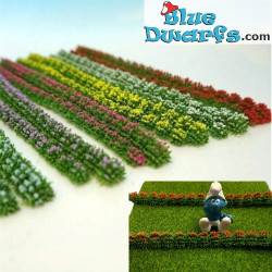 2 Buissons Réalistes - Produit Décoratif Smurf - Smurf non inclus - Couleur aléatoire - 20cm