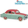 Simca Aronde - El coche de taxi verde-rojo de Ginebra - Coche de Tintín N°29  -1954 -  1/24 - 19 cm