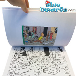 Tim und Struppi Malbuch - 28 Ausmalbilder mit Beispielen - 32x24,5 cm