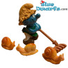 Mini slakken - 3 stuks - Smurfen Decoratieproduct - Smurf Niet Inbegrepen - +/3cm