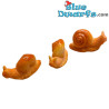 Mini Schnecken - 3 Stück - Schlümpfe Dekorationsprodukt - Schlumpf nicht enthalten - +/- 3 cm