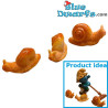 Mini lumache - 3 pezzi - Prodotto decorativo dei Puffi - Puffo non incluso - +/- 3 cm
