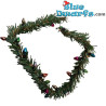 Mini Guirlande de Noël - Produit Décoratif Schtroumpfs - Schtroumpf Non Inclus - 30 cm