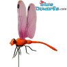 Mini Fliege mit Klammer - Zufällige Farbe - Schlümpfe Dekorationsartikel - Schlumpf Nicht Inbegriffen - 9 cm
