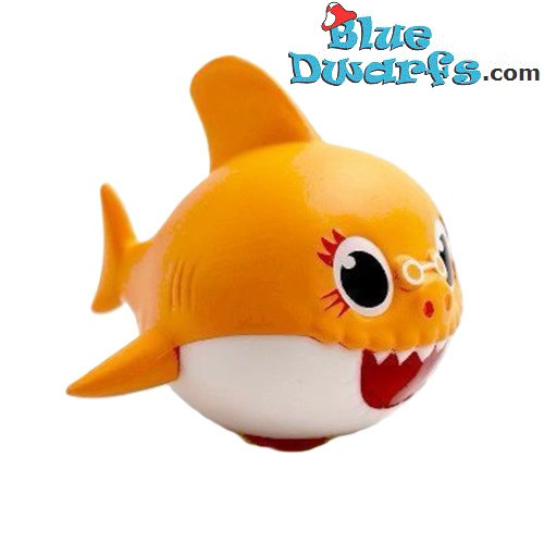 Grandma Shark - Baby Shark speelfiguurtje  - badspeeltje - Comansi - 6,5cm