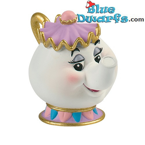 La Bella e la Bestia - Figurina Disney Signora Pottinea - Bullyland - 6cm