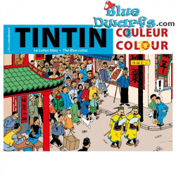 Il Libro da Colorare de Le Avventure di Tintin - Il Loto Blu - 34x26 cm