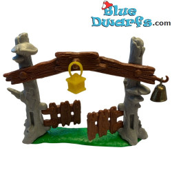 40050: Tor-Spielset - ohne Glocke und Licht - Die Schlümpfe - Schleich - 14x9cm