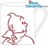 Tim und Struppi Tasse - Tim in Silhouette - Rot - Moulinsart - 250ML