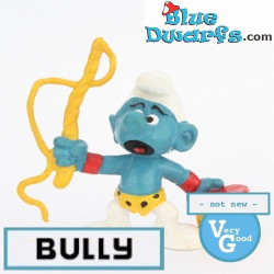 20115: Puffo domatore (tamburo giallo, VG) - Bullyland - 5,5cm