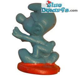 Sonnambulo Piccoli Puffo - Bullyland - Blu/Rosso - +/- 2 cm