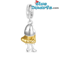 Colgante de Pitufina - Charm Colgante - Gnoce - Plata de Ley 925