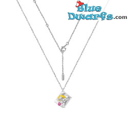 Graveerbare Liefde Smurfen Ketting - Gnoce - 925 Sterling Zilver