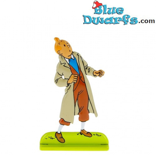 Tim Blickt Nach Oben - Tim und Struppi Metallfiguren Sammlung - Nr. 29210 - 5,5 cm