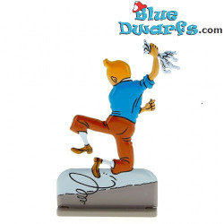 Kuifje Springt van Blijdschap - Kuifje Metalen Collectie - Nr. 29211 - 5,5 cm