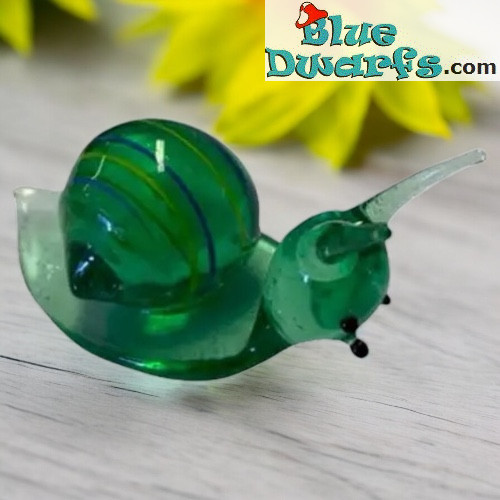 Glasfigur: Schnecke (+/- 3 cm)