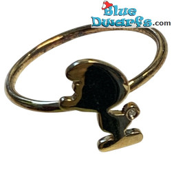 Anello dei Puffi in oro – Diamanti per Tutti – Taglia 54