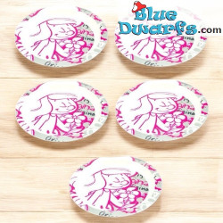 Plato melamina - Pitufina - Los pitufos - 21,5 cm