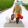 Sie kommen - Kunstharzfigur - Tim und Struppi - 22cm