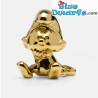 Baby smurf - Golden Smurfs - Skultuna - 37mm