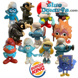 Complete set - 12 plastic figures - Burger King (2025) - 9 cm