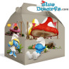 5 x Smurfs Party Cardboard Box - The smurfs Birthday Party - 16x16x10,5cm