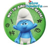 Moppersmurf - Ronde Magneet - Smurfen 3 - Griekse taal - Nakas
