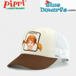 Fifi Brindacier - Casquette de baseball pour adultes - Courbée - blanc/marron - Bavarian Caps - 58 cm