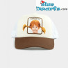 Pippi Calzelunghe - Cappellino da baseball per adulti - Curvo - bianco/marrone - Bavarian Caps - 58 cm