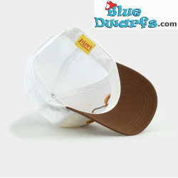 Pippi Calzelunghe - Cappellino da baseball per adulti - Curvo - bianco/marrone - Bavarian Caps - 58 cm