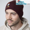 Papa Smurf in Bavarian costume - Beanie Hat for Adults - Dark Red - Bavarian Caps - Unisex