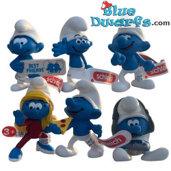 2025 Year Set - Schleich Smurfs - 6 pieces (20845-20850) - 5.5cm