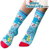 Puffetta bacia un Puffo - Azzurro chiaro - 1 paio di calzini da donna dei Puffi - Taglia unica