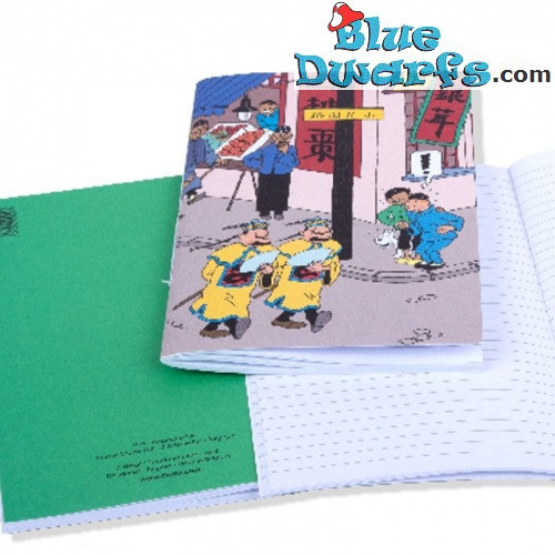 Dupond et Dupont Chinois - Carnet Tintin - Le Lotus Bleu - Tintinimaginatio - 12,5x20 cm