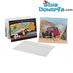 Pop-Up Postcard De Rosengart van de ontsnapping - 3D Kuifje Ansichtkaart - 23x17 cm