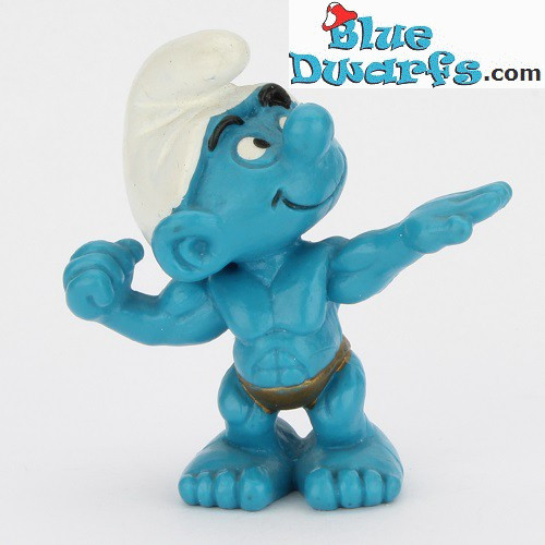 20417: Bodybuilder Smurf